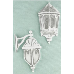 Shabby Chic Metal Treasures - Outdoor Wall Lamps